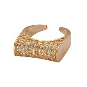 Contemporary Cylinder Elegance Stacking Ring